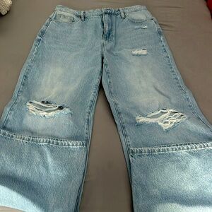 Baggy Wide Leg Mid Rise  Pacsun jeans (size 28) BRAND NEW, NEVER WORN